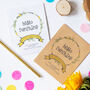 ‘Hello Sunshine’ Personalised Sunflower Seed Packet, thumbnail 2 of 5