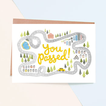 'you Passed' Congratulations Card By Jade Fisher | notonthehighstreet.com