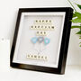 Baby Boy Happy Baptism Day Personalised Gift Frame, thumbnail 4 of 8