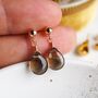 Smoky Quartz Stud Earrings, thumbnail 6 of 12