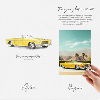 Custom Watercolour Car Portrait – Gift For Him, Father's Day Gift, 2 of 11