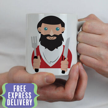 Personalised Foodie Gift Mug For Men, 2 of 6