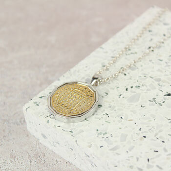 Personalised 60th Birthday Threepence Coin Necklace, 6 of 7
