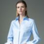Madelena Light Blue Organic Cotton Shirt, thumbnail 1 of 5