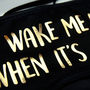 Wake Me Up When It's Summer Gold Foil Eye Mask, thumbnail 2 of 3