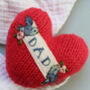 Tattoo Style Heart Rattle For Baby, thumbnail 5 of 8