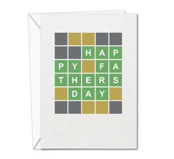Wordle Father's Day Card, 2 of 2
