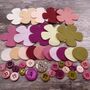 Muted Felt Flower Sewing Kit, thumbnail 2 of 2