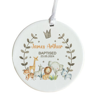 Christening Day Ceramic Ornament Gift, 2 of 7