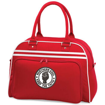 Northern Soul Embroidered Retro Bowling Bag, 3 of 5