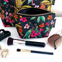Washable Makeup Bag Colourful Floral Cherry Blossom, thumbnail 3 of 10
