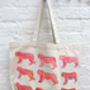 Fluorescent Tiger Canvas Shopper Bag, thumbnail 1 of 5