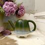 Ombre Glaze Green Indoor Watering Can, thumbnail 1 of 5