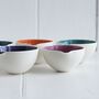 Handmade Porcelain Watercolour Cooks Bowl, thumbnail 4 of 12