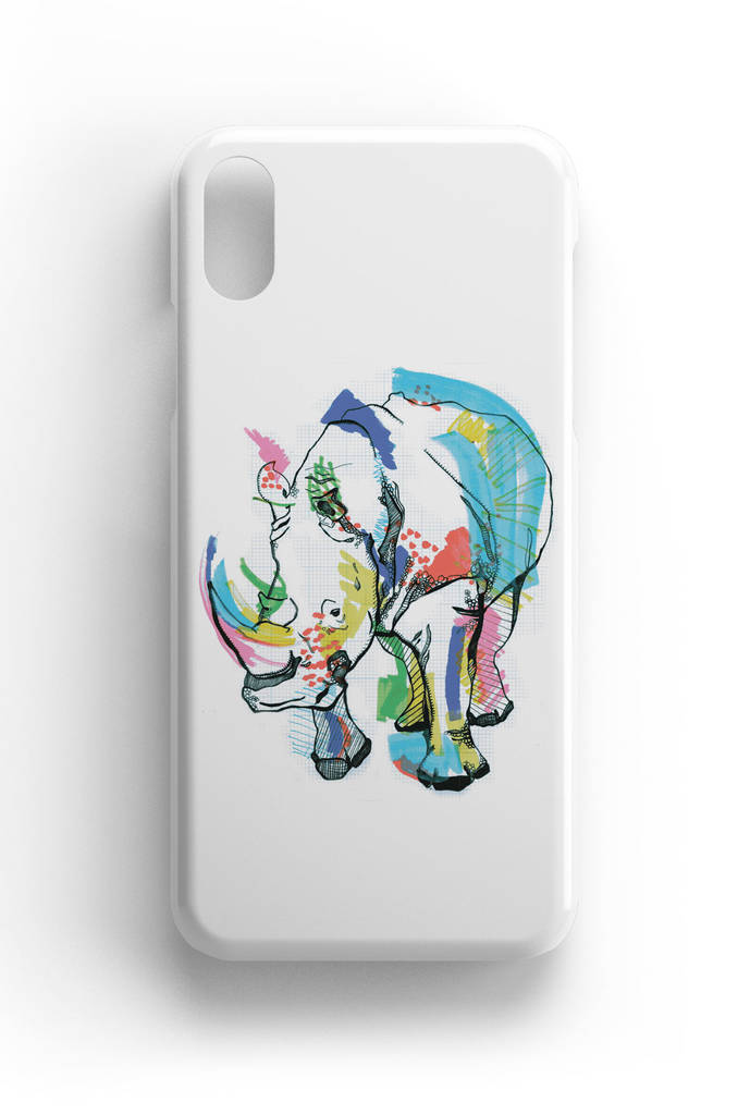 Rhino Phone Case iPhone Samsung Casey Rogers By GigglyFox