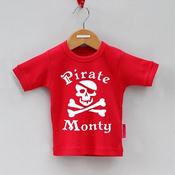 Personalised Pirate Short Sleeved T Shirt, 3 of 12