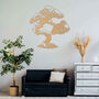 Modern Bonsai Tree Wall Art Wooden Home Decor, thumbnail 6 of 10
