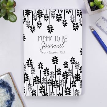 Personalised Mummy To Be Journal Notebook, 5 of 11