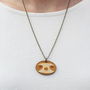 Wooden Sloth Necklace, thumbnail 1 of 7