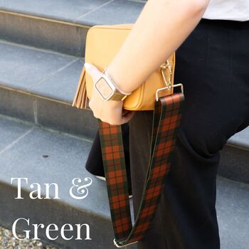 Tartan Bag Strap | Crossbody Replacement Bag Strap, 3 of 12