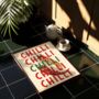 Chilli Repeat Food Kitchen Wall Art Print, thumbnail 2 of 9