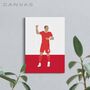 Thiago Alacantara Liverpool Football Canvas, thumbnail 1 of 2