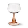 Swirl Wine Or Cocktail Glasses In Nude, thumbnail 2 of 4