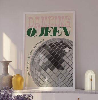 Dancing Queen Disco Print, 4 of 4