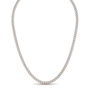 Men's 3mm Polished Stainless Steel Cuban Chain – Durable, Bold Necklace For A Modern, Masculine Look, 6 of 9