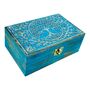 Blue Tree Of Life Engraved Wooden Keepsake Box, thumbnail 12 of 12