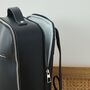 Personalised Luxe Pu Tailored Zipped Backpack, thumbnail 4 of 5