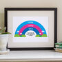 Personalised Family Print Rainbow Design, thumbnail 2 of 7