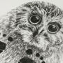 Personalised Baby Owl Footprint Kit, thumbnail 3 of 5