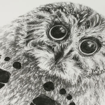 Personalised Baby Owl Footprint Kit, 3 of 5