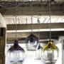 Eclectic Hand Blown Glass Pendant Lights, thumbnail 1 of 7