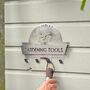 Personalised Metal Gardening Tool Rack, thumbnail 2 of 3