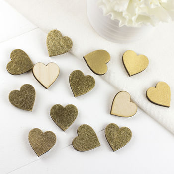 Gold Scatter Hearts For Weddings And Occasions, 2 of 3