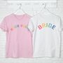 Bride Rainbow Hen T Shirt, thumbnail 2 of 2