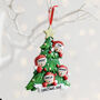 Personalised Christmas Tree Family Decoration, thumbnail 1 of 4