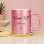 Personalised Pink Glitter Ceramic Mug, thumbnail 7 of 10