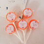 Mr And Mrs Floral Wedding Favour Lollipops, thumbnail 1 of 4