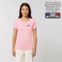 Custom Ski Resort 100% Organic Cotton Women's T Shirt, thumbnail 5 of 8