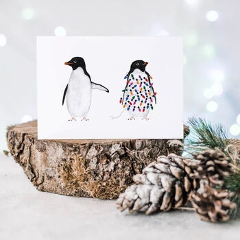Silly Penguins Christmas Card Pack, 4 of 9