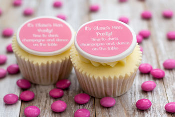 Hen Party 'Let's Drink Champagne' Cupcake Decorations, 2 of 3