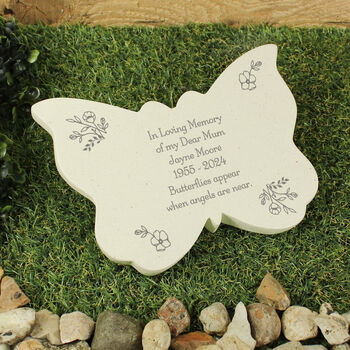 Personalised Floral Memorial Resin Butterfly, 2 of 8