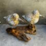 Colourful Hand Carved Wooden Birds On Teak Root Stand, thumbnail 5 of 12