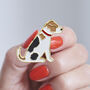 Jack Russell Christmas Dog Pin, thumbnail 3 of 3