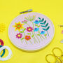 Spring Meadow Embroidery Craft Kit, thumbnail 1 of 6
