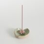 Ceramic Lily Pad Incense Holder, thumbnail 2 of 6