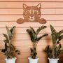Metal Peaking Cat Rusted Cat Garden Decor Gift For Her, thumbnail 5 of 9